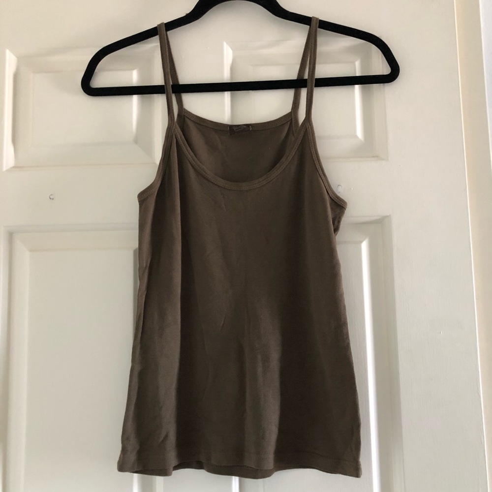 NWOT Brandy Melville army green camisole